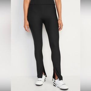 Old Navy Ribbed Split Flare Leggings